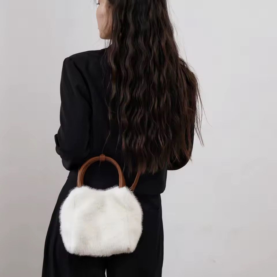 Other Faux Fur Casual Designer Tote Crossbody Mini Bag Size ONE SIZE - 4 Thumbnail