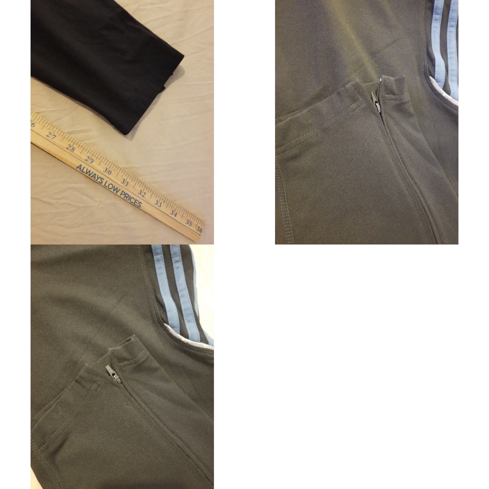 Adidas VINTAGE? Mens adidas Pants M Medium Black Athletic Gym Workout Jogger Mens Size US 31 - 8 Thumbnail