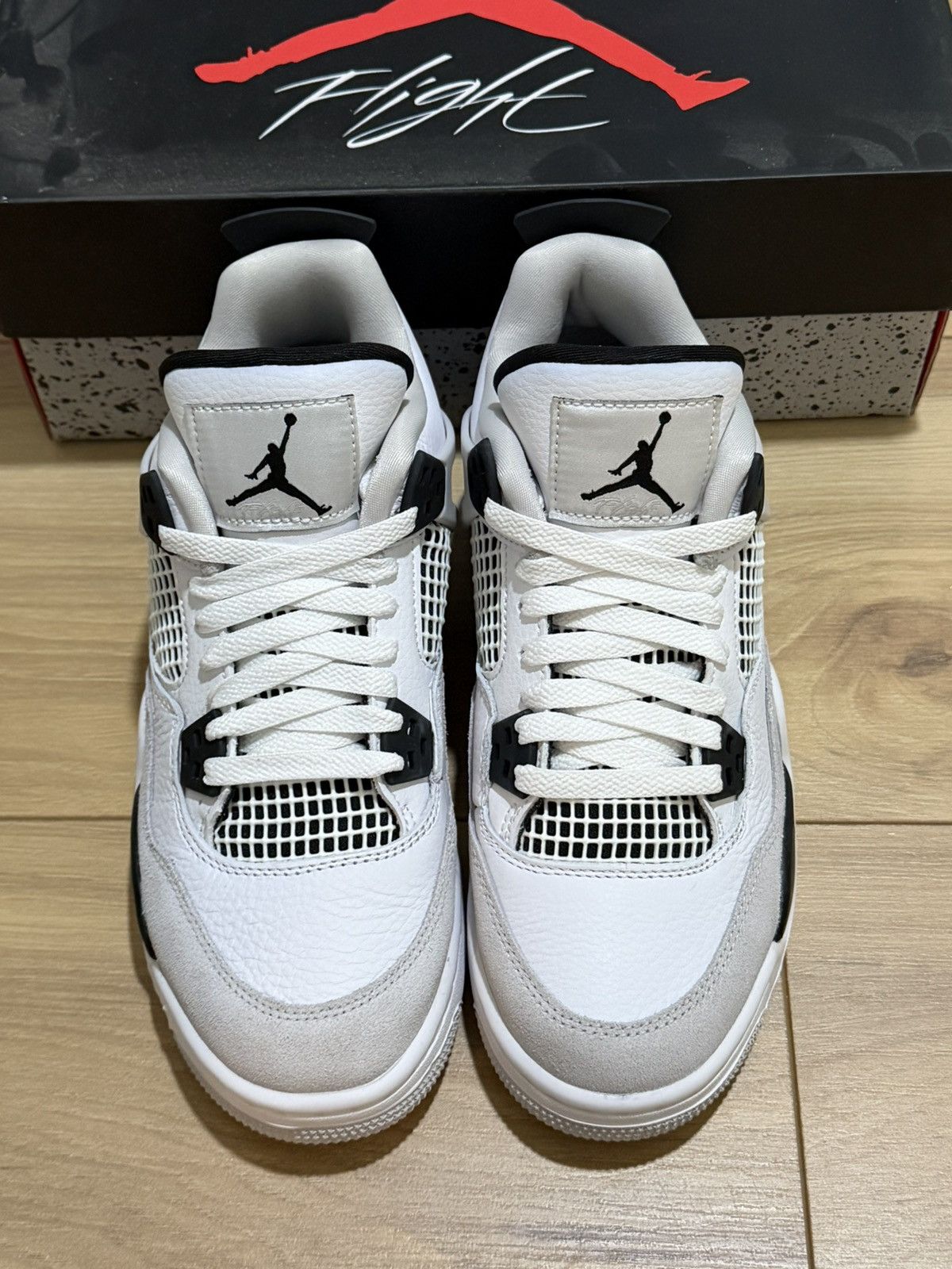 Jordan Brand Air Jordan 4 Military Black Size US 6 / EU 39 - 3 Thumbnail