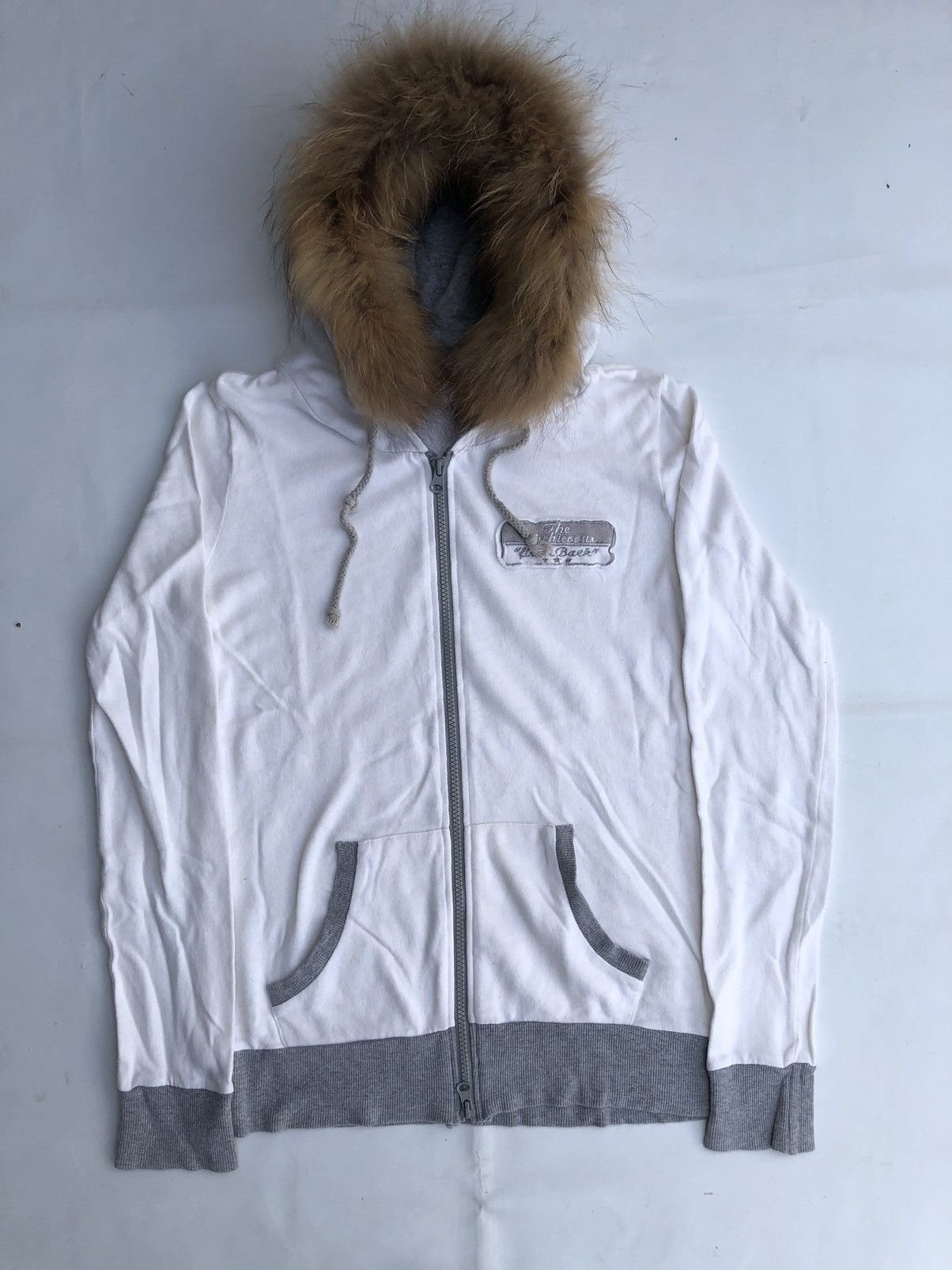 14th Addiction × If Six Was Nine × Le Grande Bleu (L.G.B.) Distressed Patchwork Zip Fur Hoodie LGB Style Size US M / EU 48-50 / 2 - 1 Thumbnail