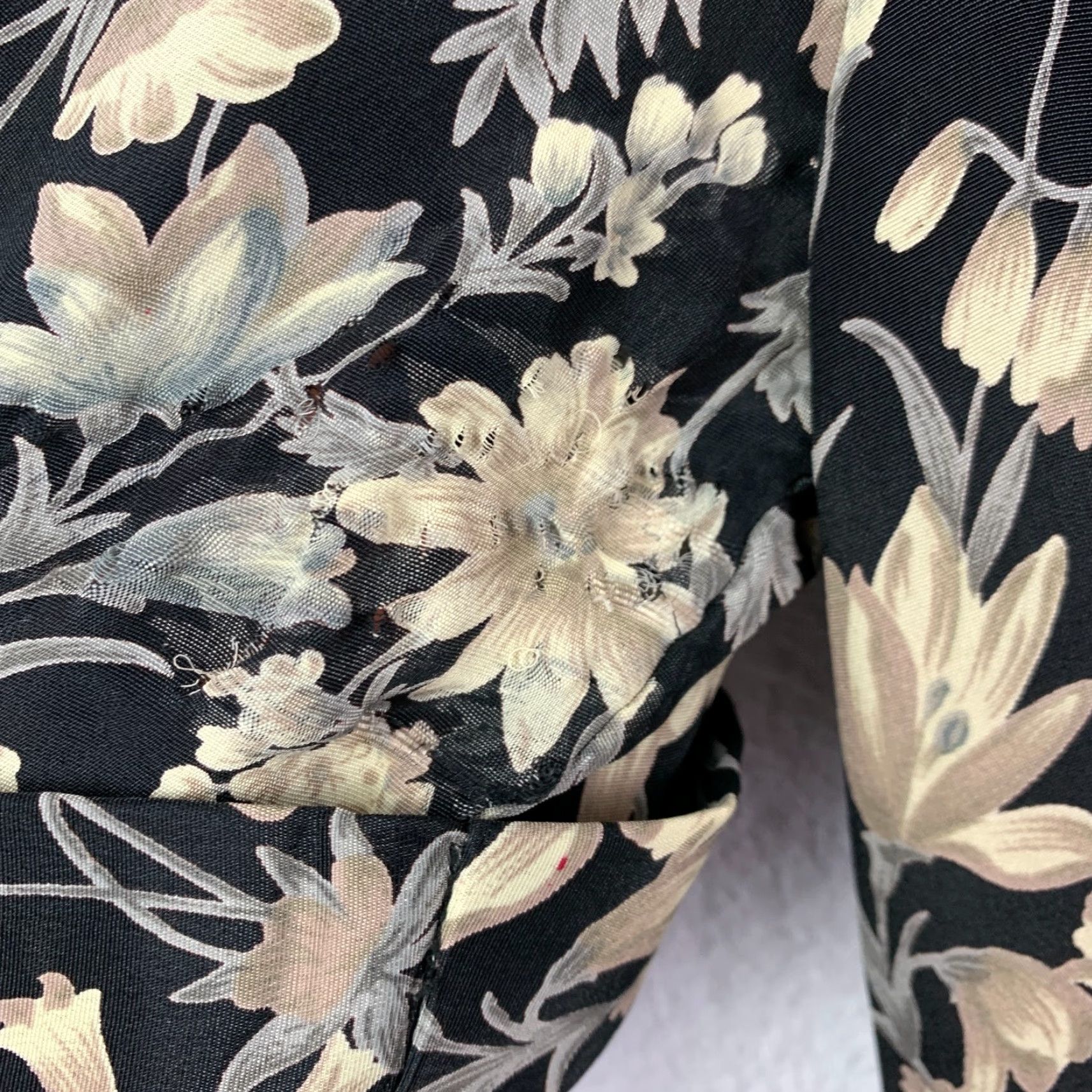 Vintage Vintage Breli Dress Cottage Boho Modest Black Brown Dress Size 14 Bohemian 1980s Size XL / US 12-14 / IT 48-50 - 7 Thumbnail
