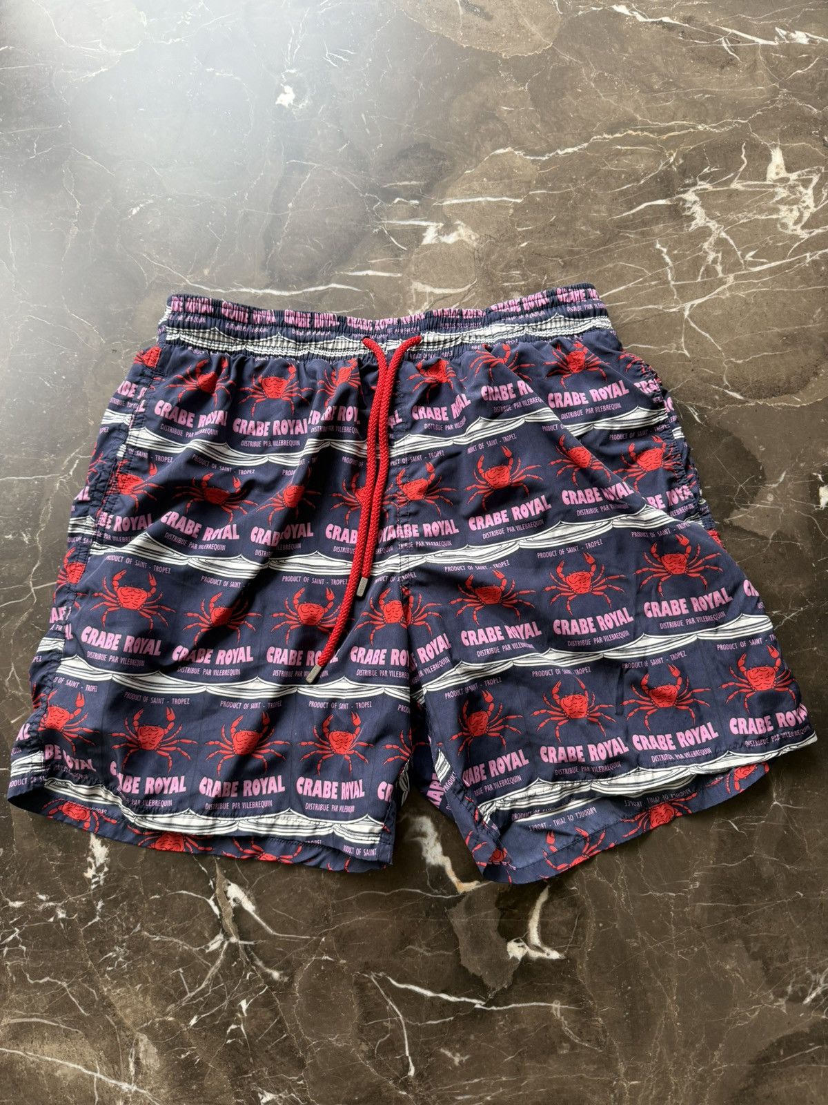 Vilebrequin Vilebrequin Moorea “Crabe Royal” Swim Trunks — Size XL Size US 34 / EU 50 - 1 Thumbnail