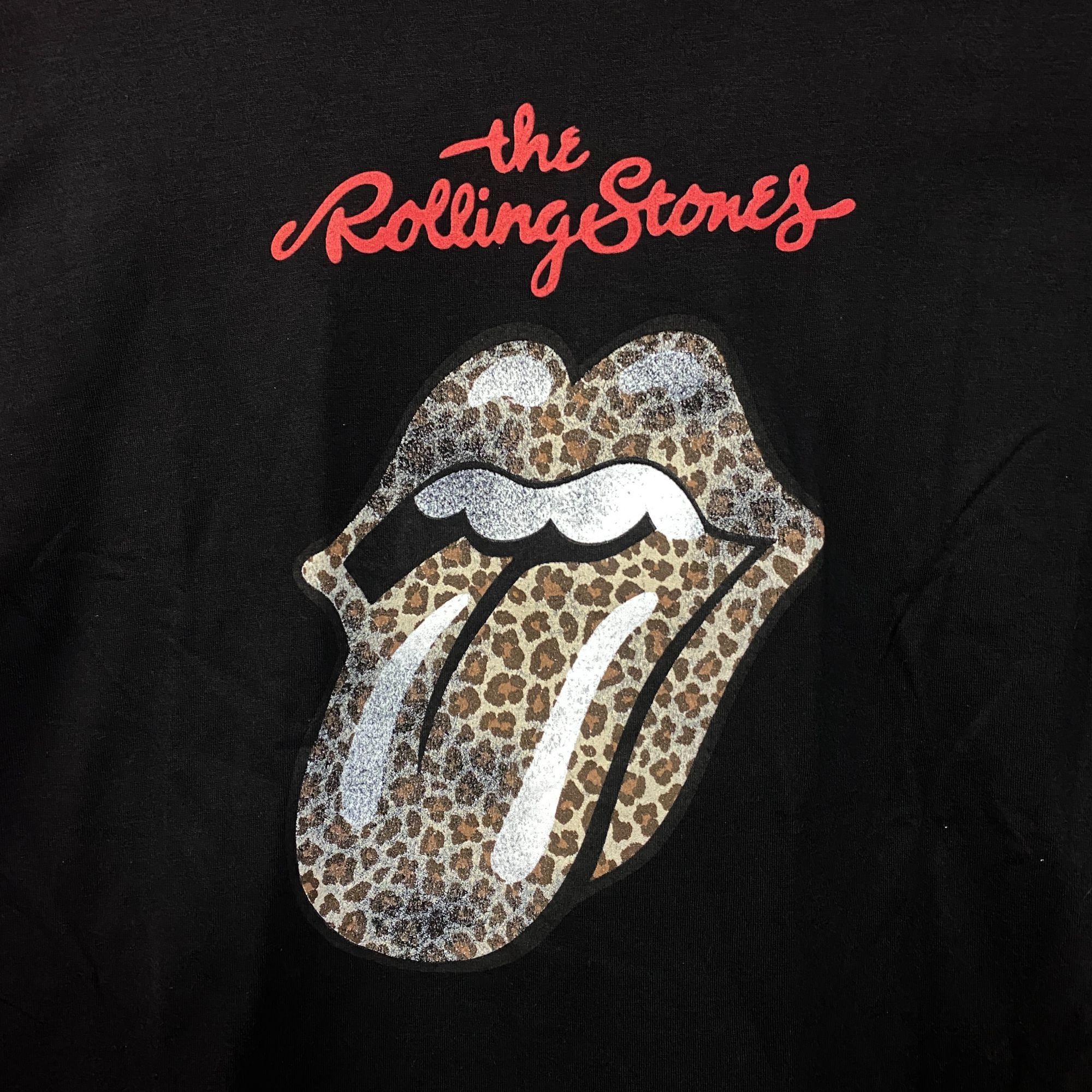 The Rolling Stones Rolling Stones Leopard Print Tongue Graphic Women's T-Shirt Size XL / US 12-14 / IT 48-50 - 4 Thumbnail