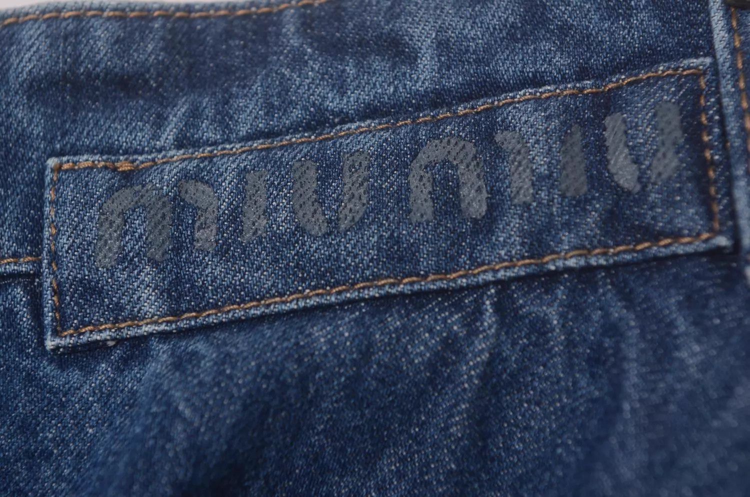 Miu Miu MIU MIU denim A-line skirt Size 26" / US 2 / IT 38 - 7 Thumbnail