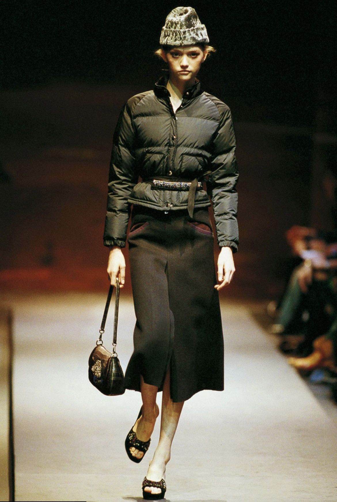 Prada Prada FW04 runway down fur jacket Size XS / US 0-2 / IT 36-38 - 3 Thumbnail