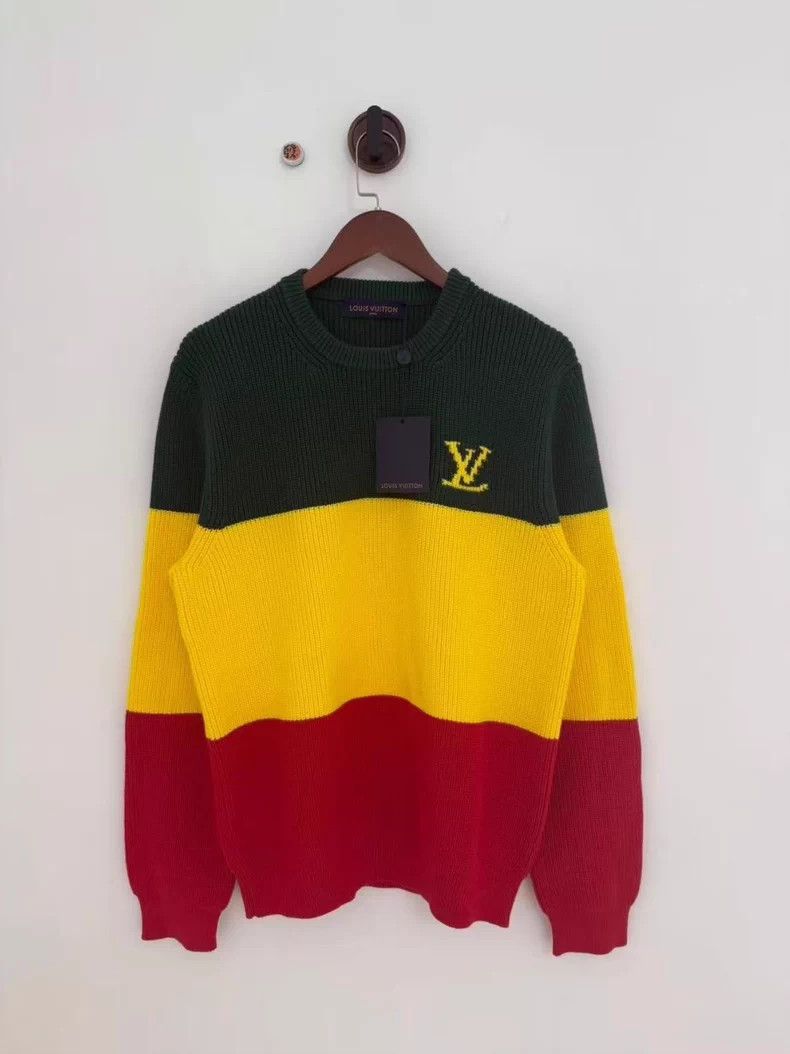 Louis Vuitton Louis Vuitton Rainbow color-block sweater Size US L / EU 52-54 / 3 - 1 Thumbnail