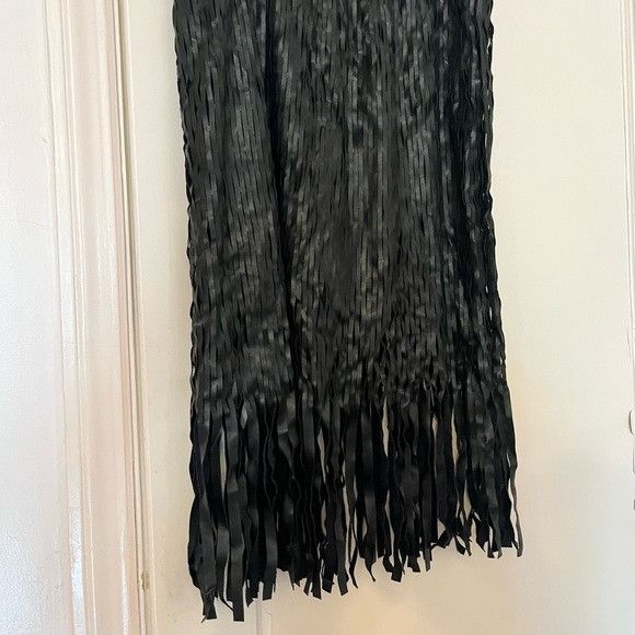 Other DO+BE Do & Be Black Pencil Fringe Tassel Skirt Size 28" / US 6 / IT 42 - 2 Thumbnail