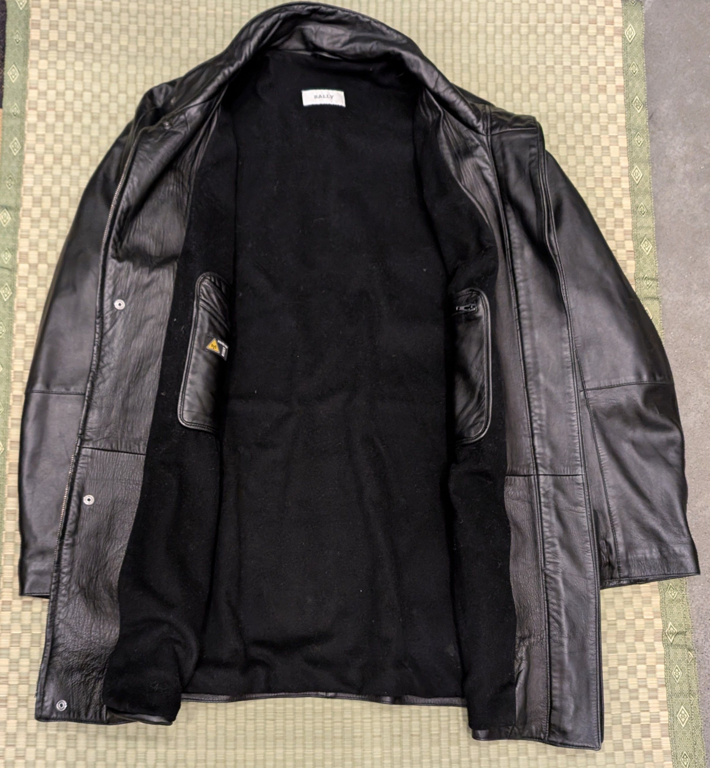 Bally Bally Soft Leather Wool/Cashmere Lined Coat Made in Italy Size US M / EU 48-50 / 2 - 3 Thumbnail