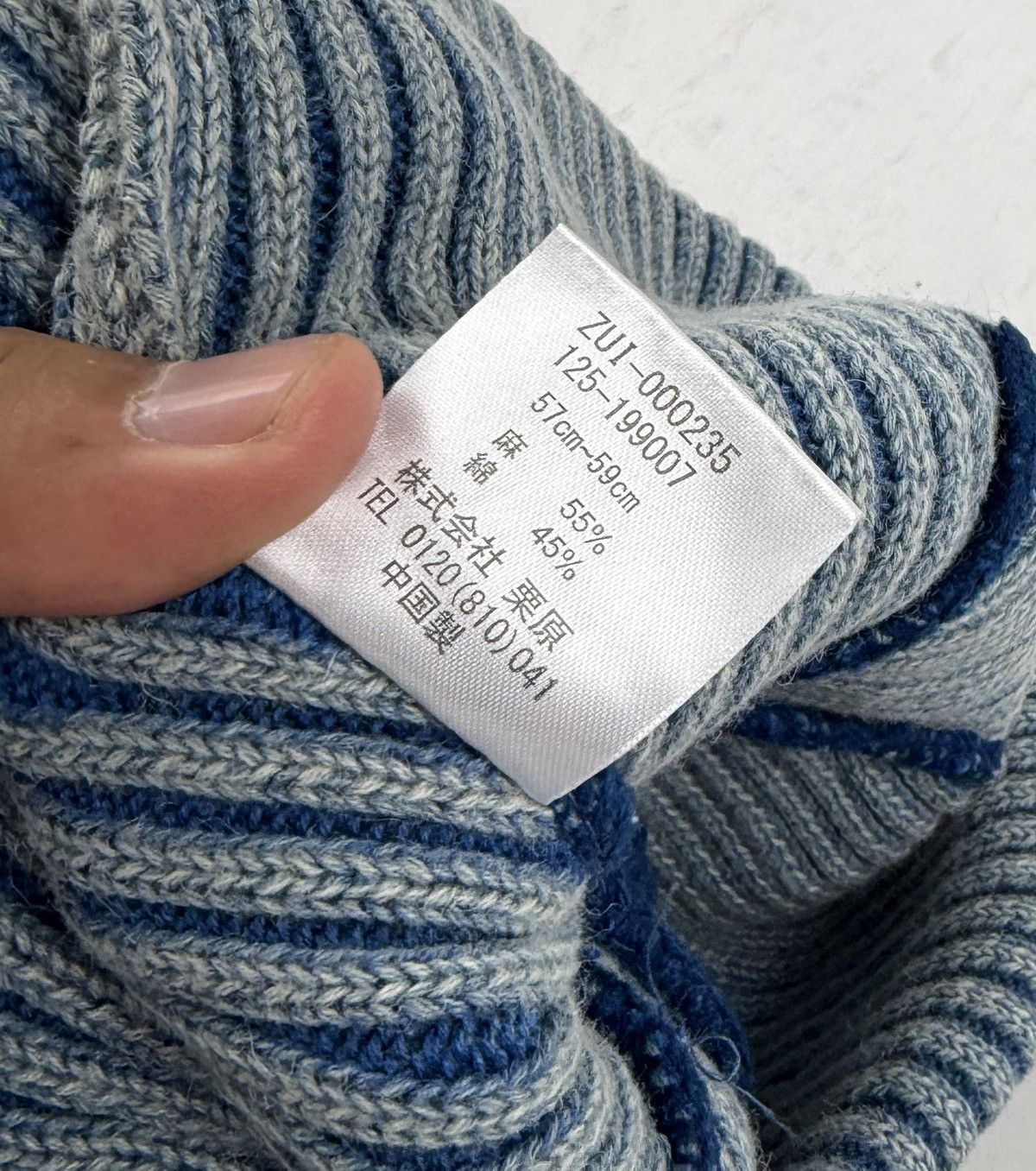 Japanese Brand mei beanie hat tc43 Size ONE SIZE - 6 Thumbnail