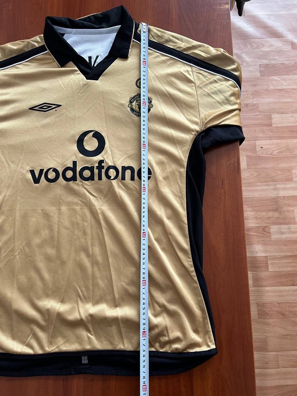 Umbro 2001/02 MANCHESTER UNITED #20 SOLSKJAER 100TH SOCCER JERSEY Size US L / EU 52-54 / 3 - 22 Thumbnail