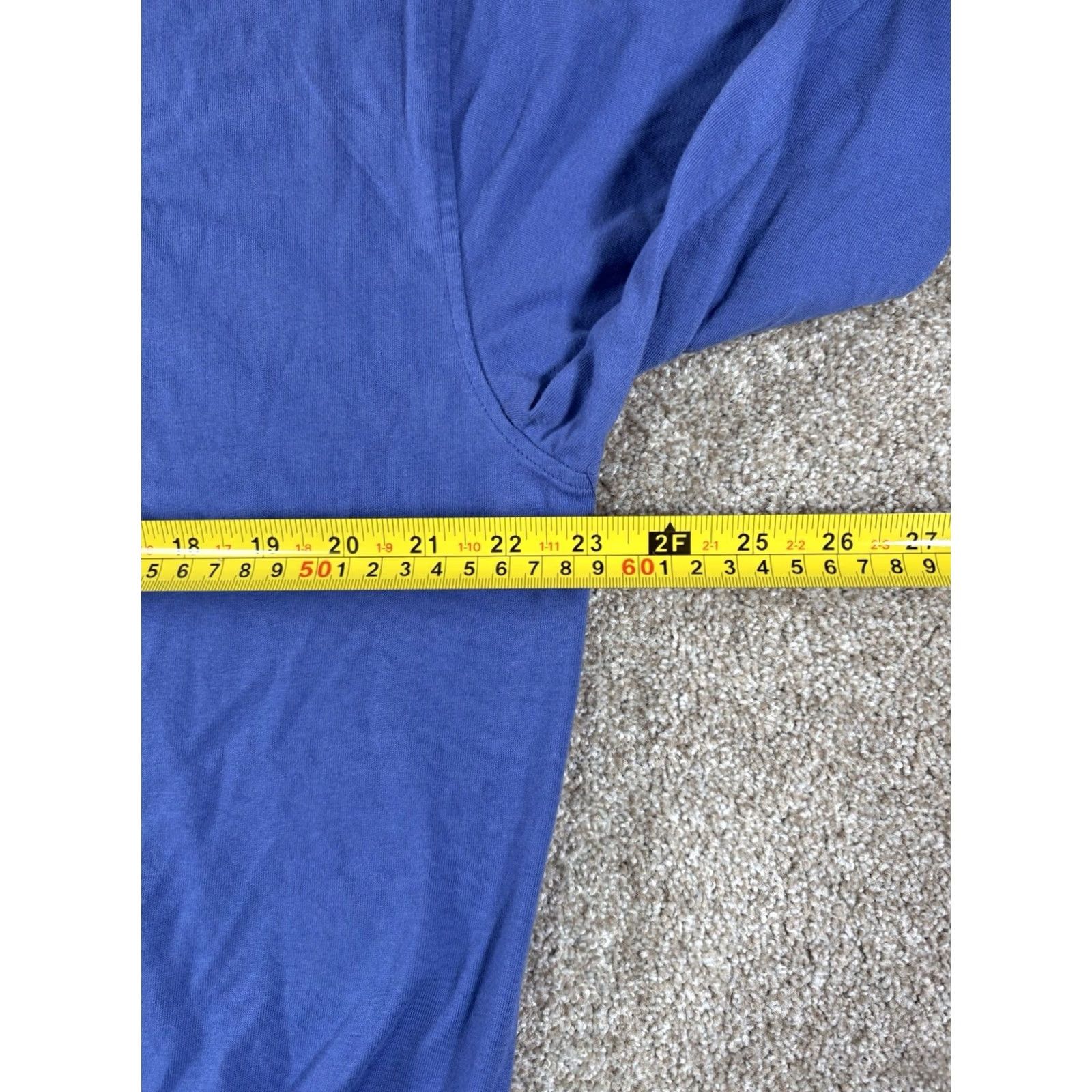 Blair VTG John Blair Double Pocket Henley Long Sleeve Blue Shirt Men’s Large Polo Shirt Mens Blue John Blair USA 90s Style Size US L / EU 52-54 / 3 - 6 Thumbnail