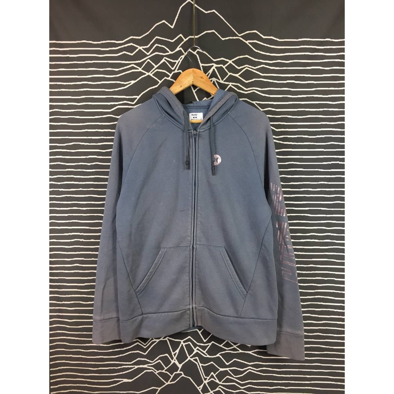 Hurley × Vintage Sunfaded Hurley Surf Skate Style Zip Up Hoodie Size US M / EU 48-50 / 2 - 2 Thumbnail