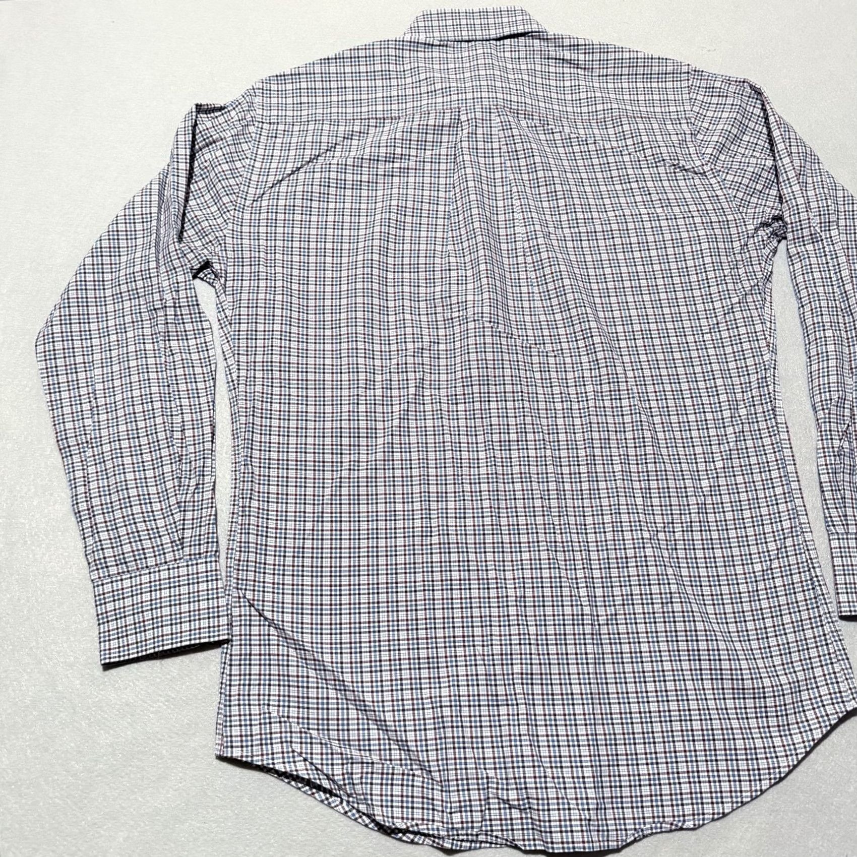 Peter Millar Peter Millar Crown Finish Shirt Men Blue Maroon Plaid Button-Up Medium Size US M / EU 48-50 / 2 - 5 Thumbnail