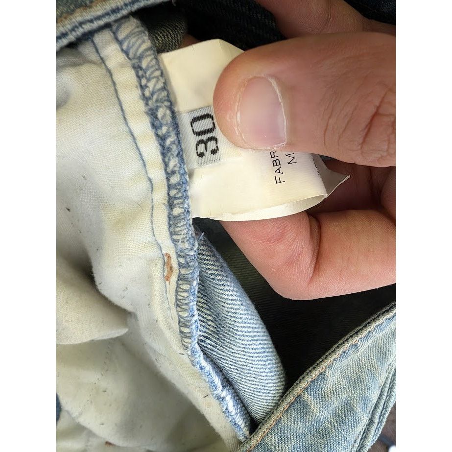 Balmain o1rbi21 Biker Jeans in Blue Size US 30 / EU 46 - 4 Thumbnail