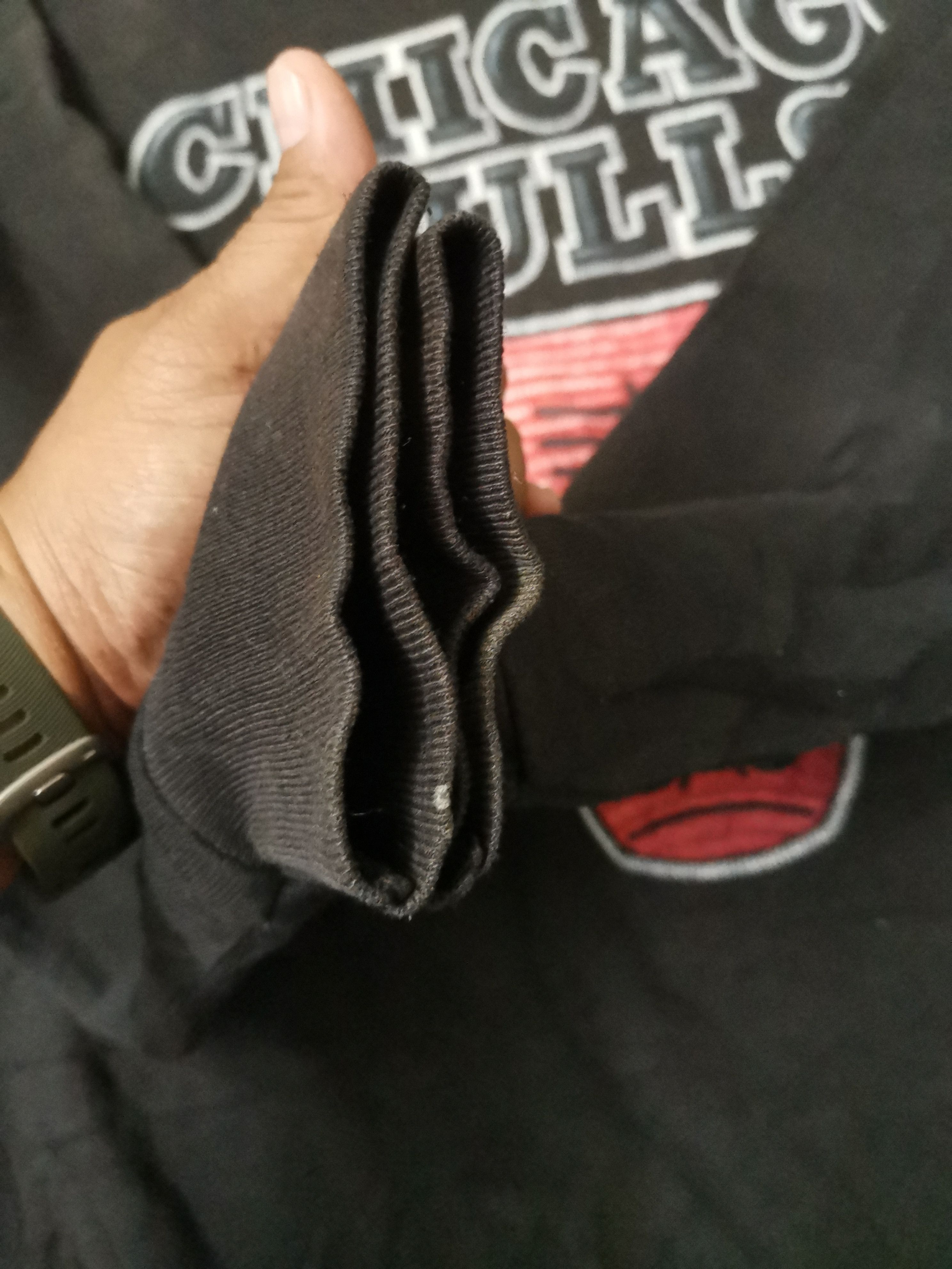 NBA × Vintage 🔥Vtg 90s Sweatshirt Chicago Bulls Size US XL / EU 56 / 4 - 3 Thumbnail