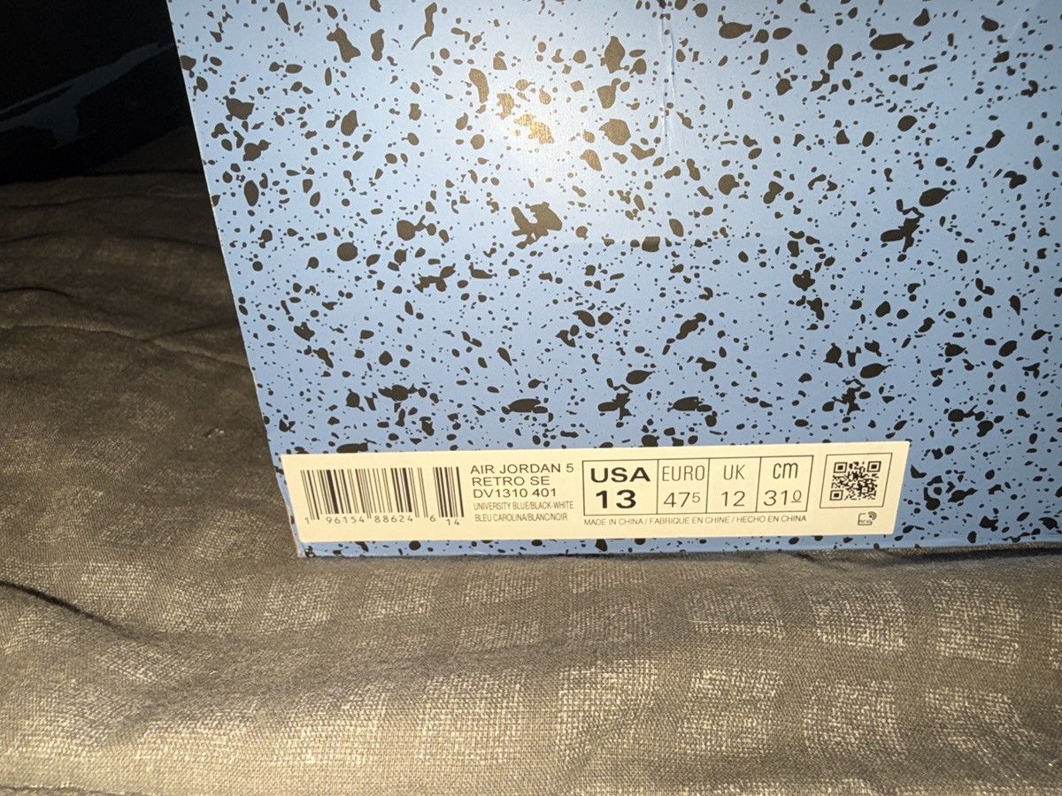 Jordan Brand Jordan 5 UNC Blue Size US 13 / EU 46 - 8 Thumbnail