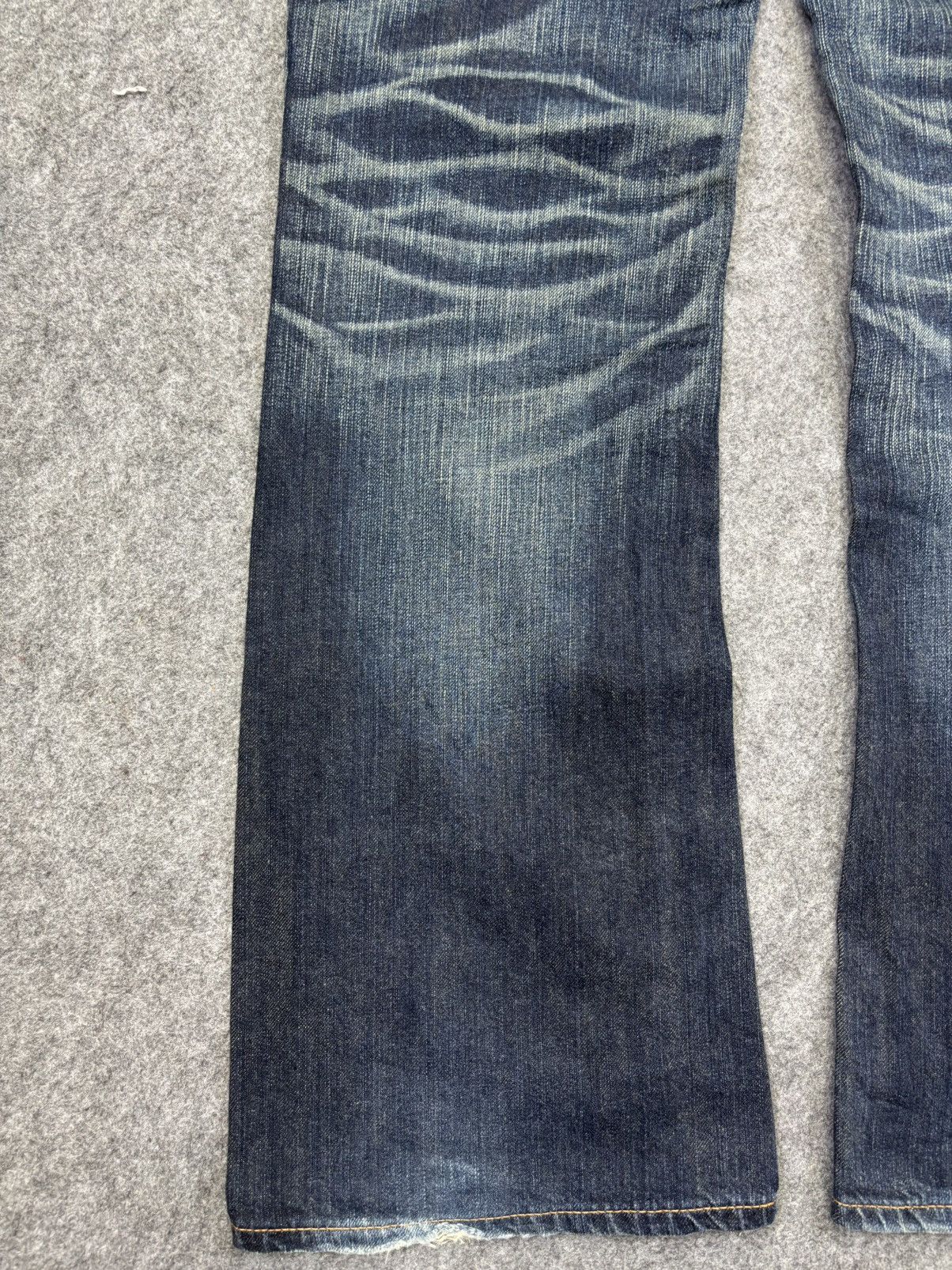 Edwin 💥Flare💥Edwin Westerner Style Sick Fades Flare Denim F833 Size US 32 / EU 48 - 12 Thumbnail