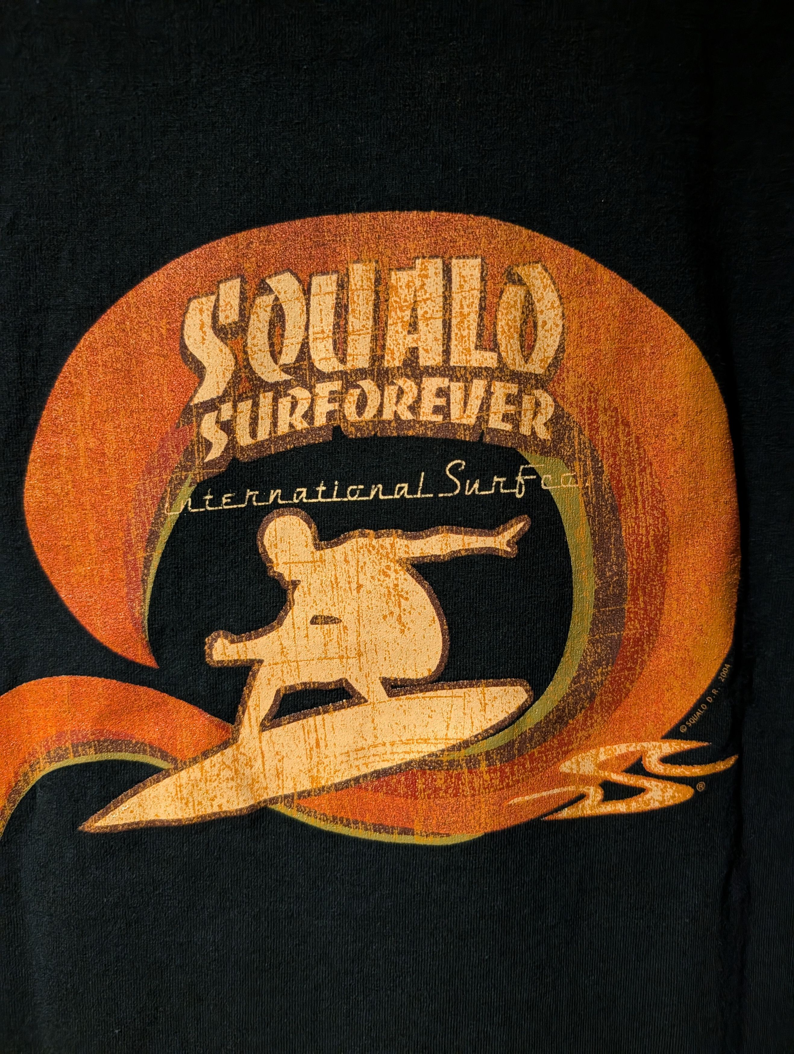 Quiksilver Vintage Squalo Surfforever International Surfing T Shirt Size US L / EU 52-54 / 3 - 5 Thumbnail