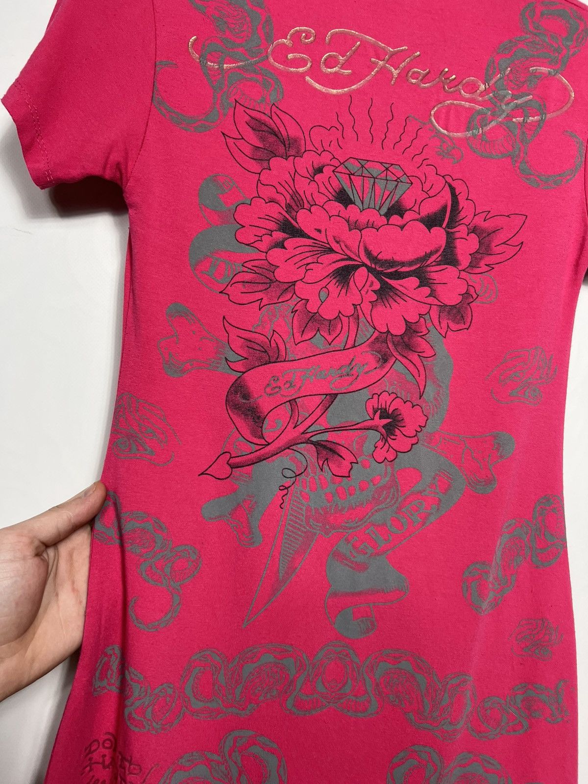 Ed Hardy Vintage Y2K Ed Hardy by Christian Audigier Tank Top Tee Size S / US 4 / IT 40 - 10 Thumbnail