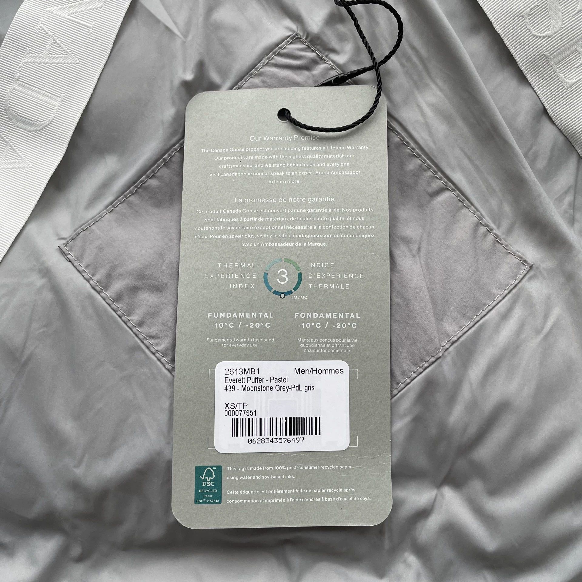 Canada Goose Canada Goose gray XS unisex short puffer stand collar WP Size US XS / EU 42 / 0 - 4 Thumbnail