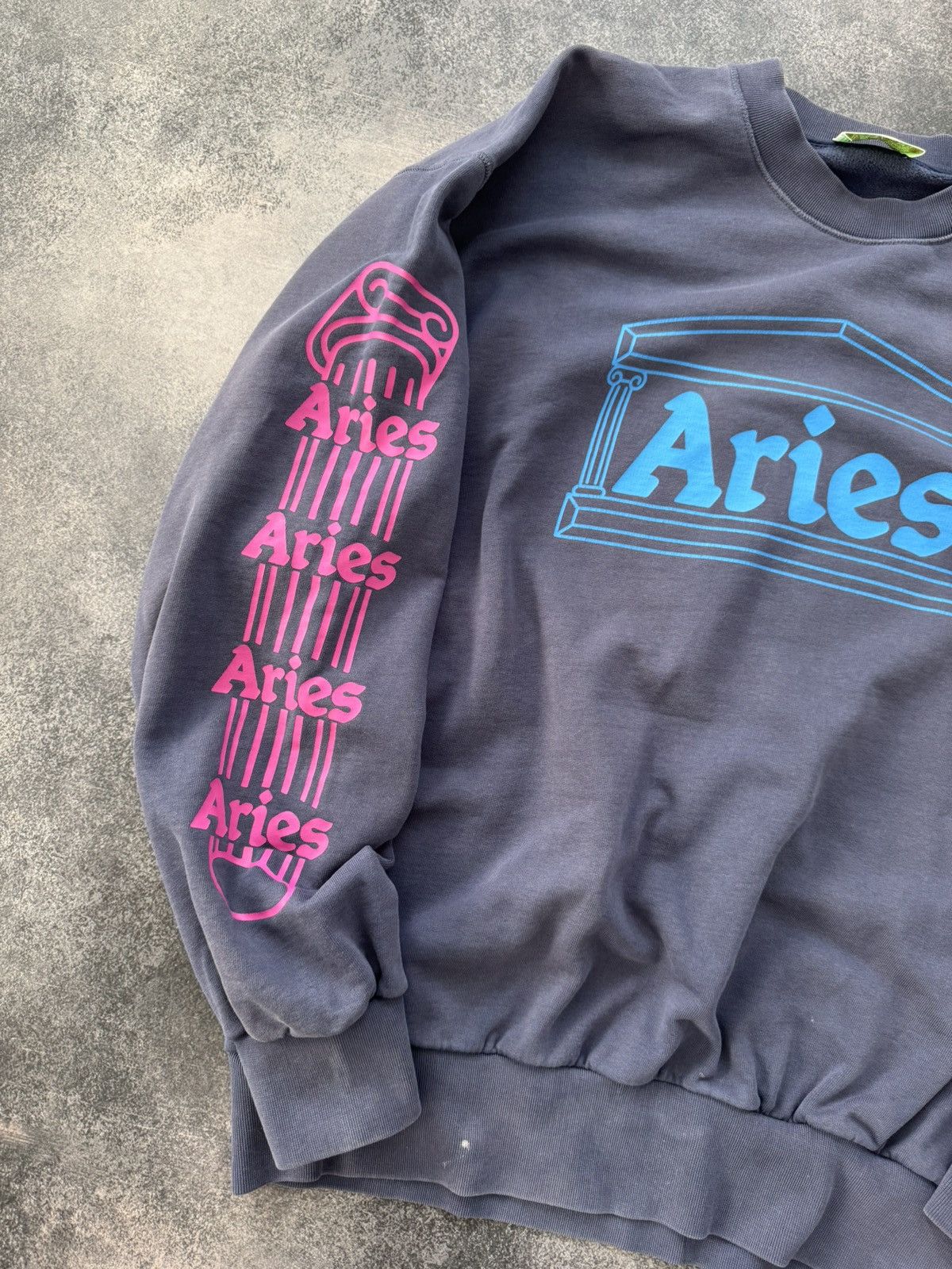 Aries Aries Temple Crew Sweatshirt Size US L / EU 52-54 / 3 - 6 Thumbnail