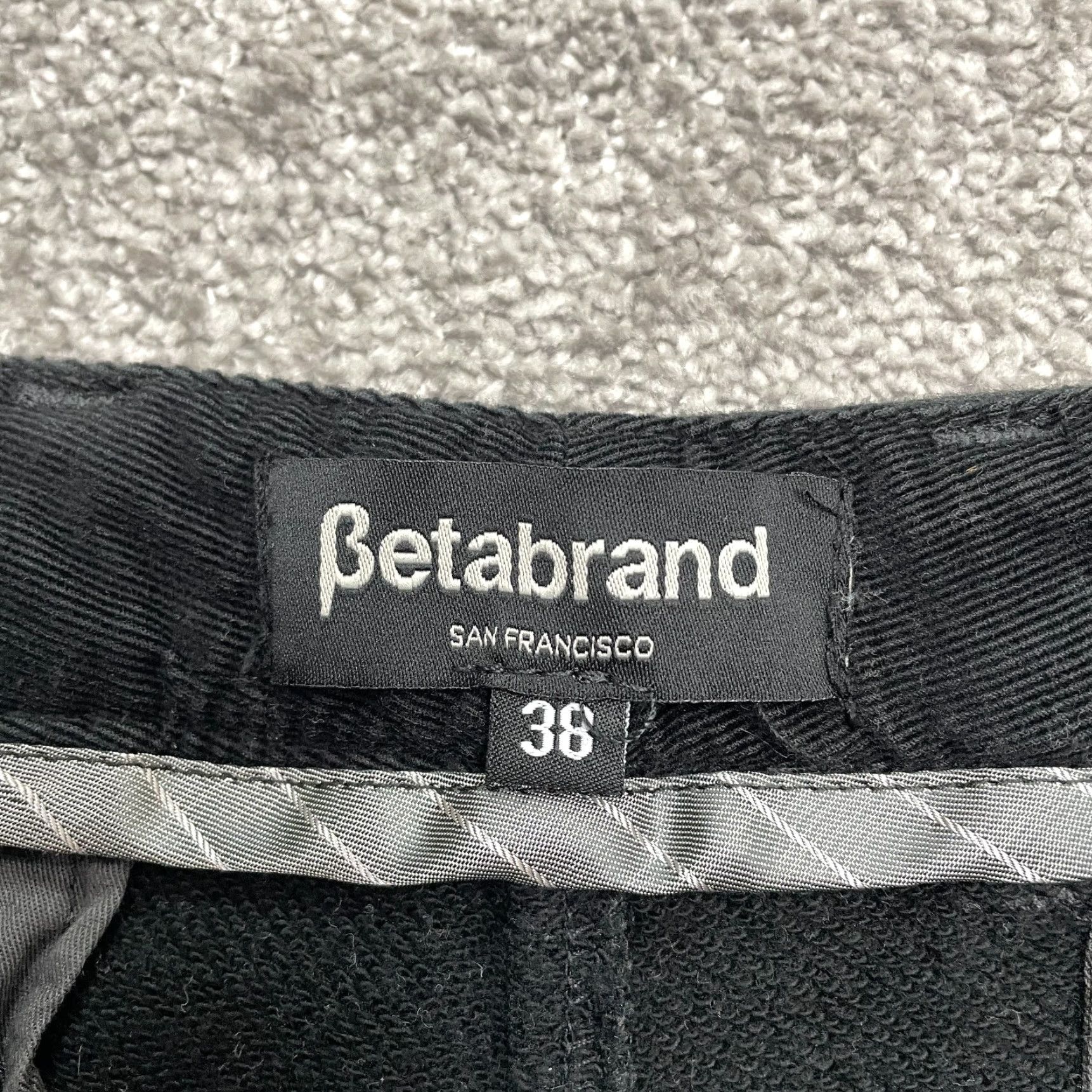 Vintage VINTAGE Betabrand Men's Dress Pants 38x28 Gray Knit Straight Classic City Business Size US 38 / EU 54 - 6 Thumbnail