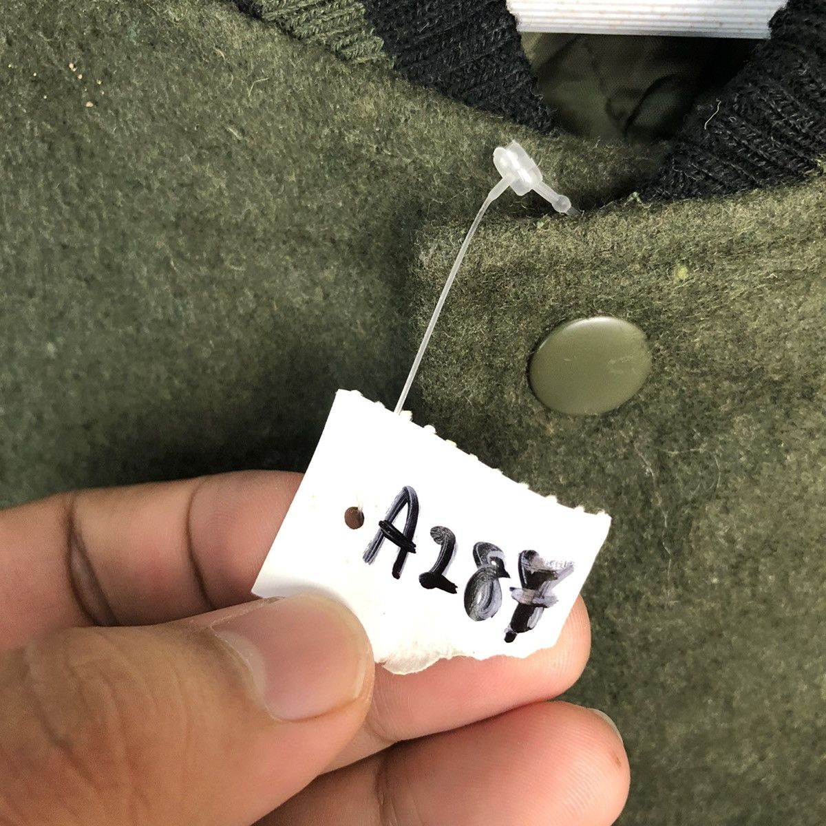 Japanese Brand Rivet & Surget Green Bombers varsity Jacket #A287 Size US S / EU 44-46 / 1 - 11 Thumbnail