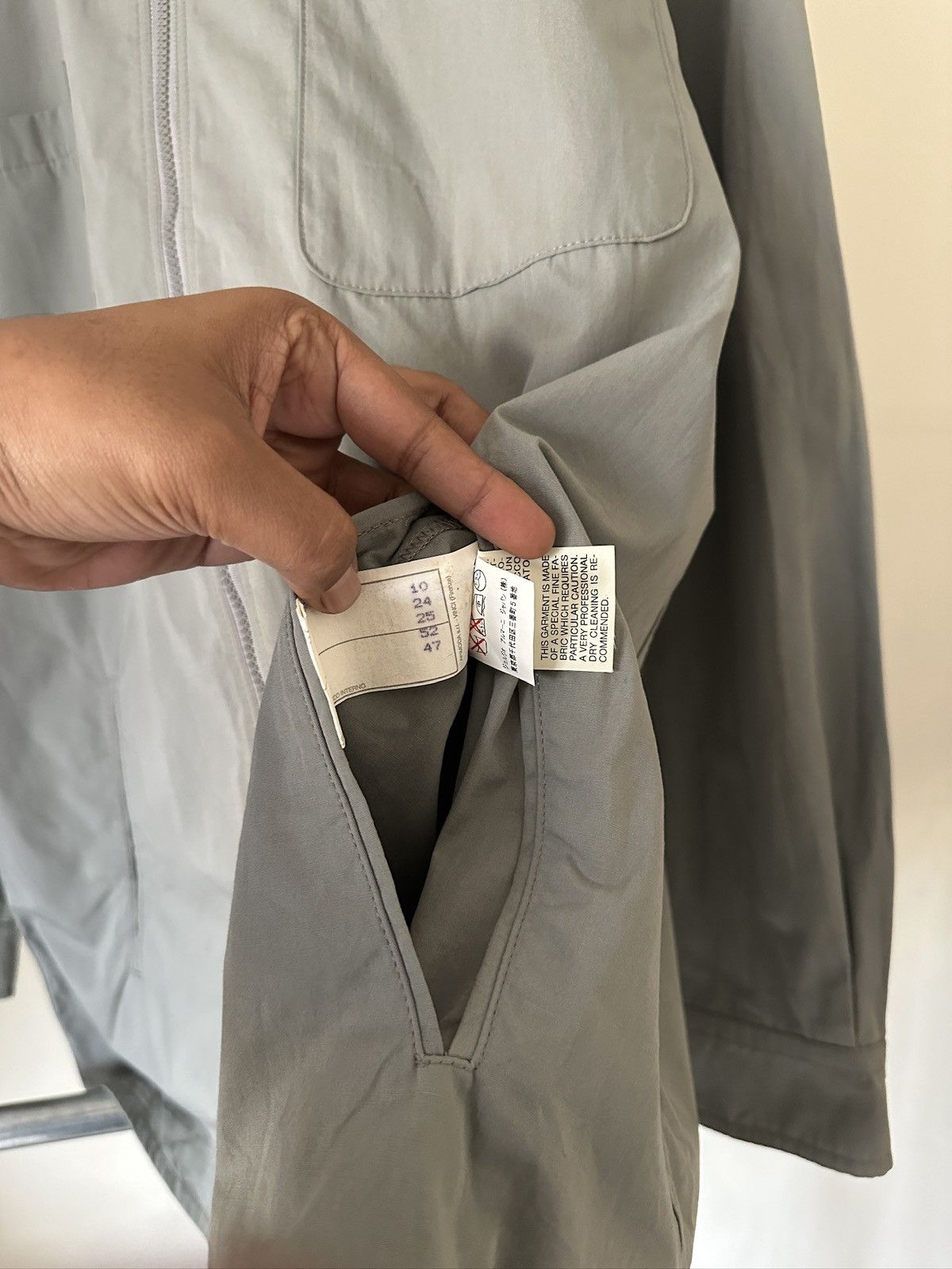 Armani Collezioni 1990s Armani Collezioni Nylon Blend Work Jacket Size US L / EU 52-54 / 3 - 10 Thumbnail
