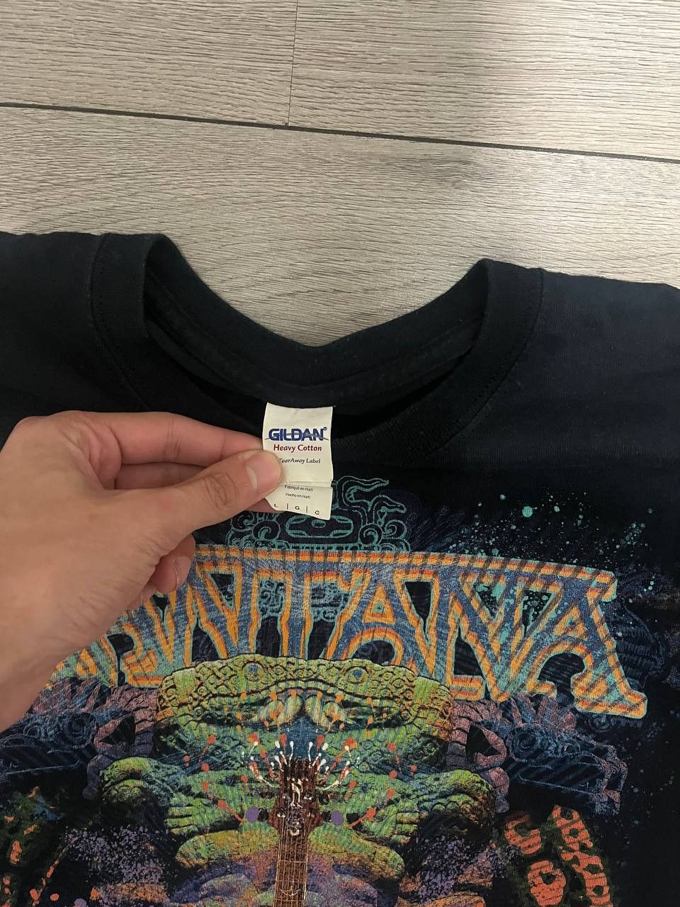 Band Tees × Gildan Santana T-shirt 2015 Size L Size US L / EU 52-54 / 3 - 4 Thumbnail