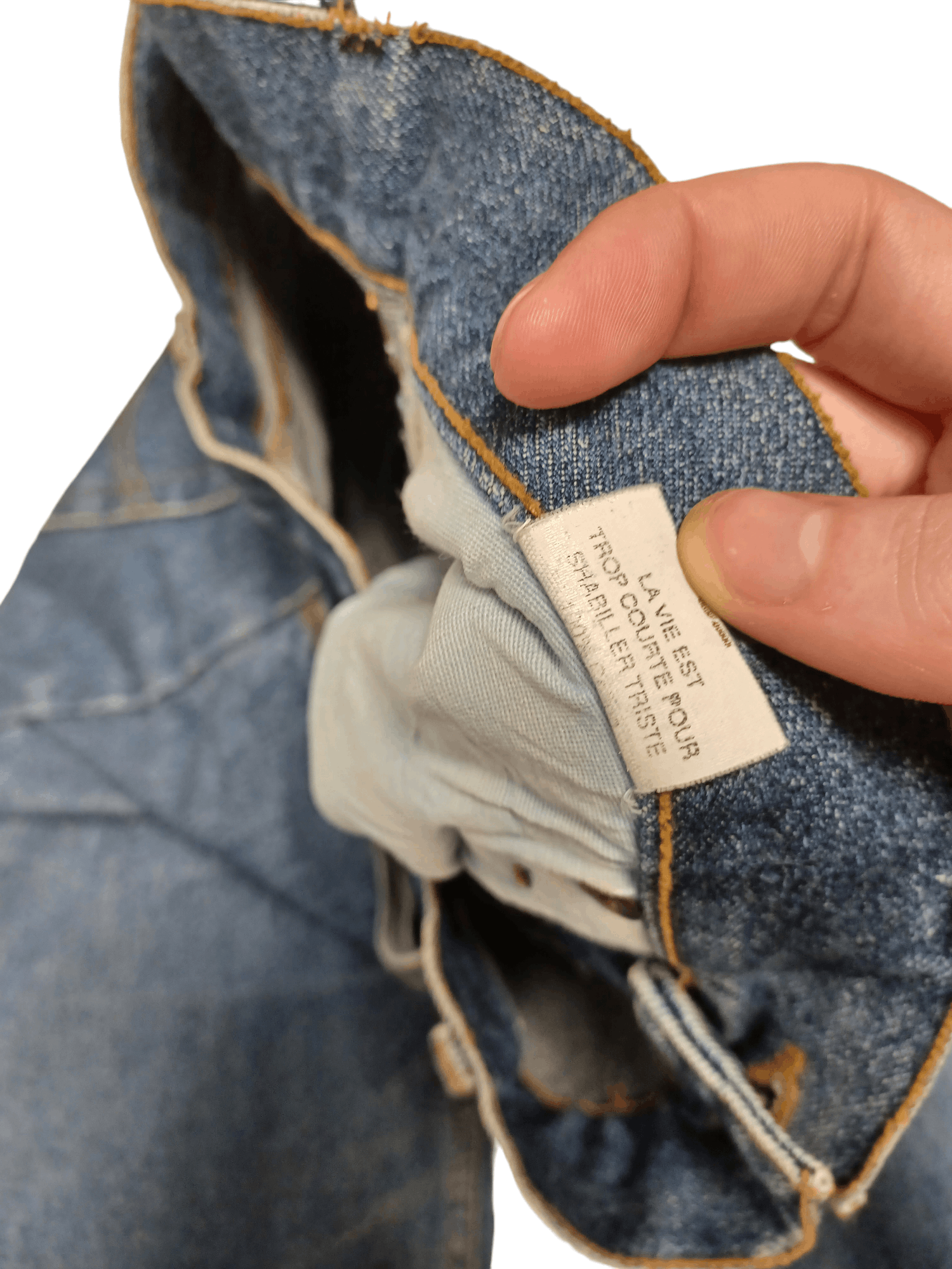 Lee LEE RIDERS VINTAGE STRAIGHT BLUE JEANS Size US 34 / EU 50 - 4 Thumbnail