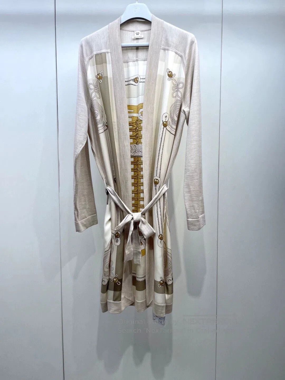 Hermes Hermes Silk Cashmere Long Cardigan. Size US XL / EU 56 / 4 - 1 Thumbnail