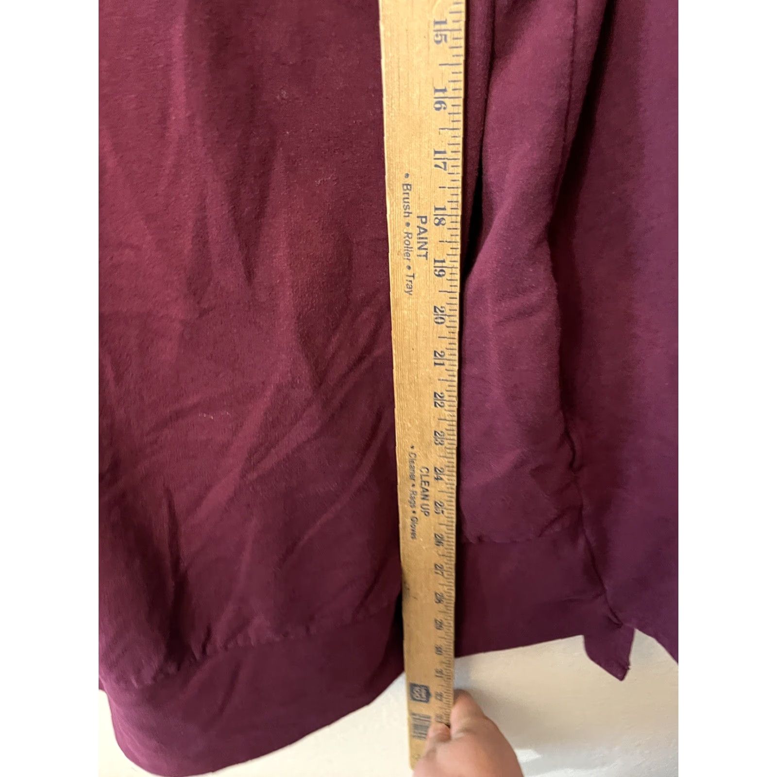 Victoria's Secret VINTAGE Victoria's Secret Burgundy Open Front Cardigan Sweater Medium Women Sports Size M / US 6-8 / IT 42-44 - 4 Thumbnail