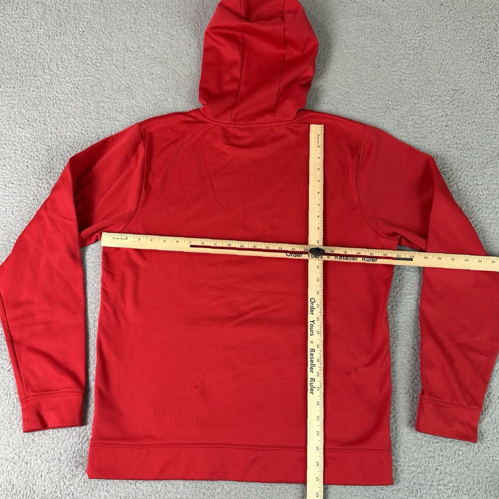 The North Face The North Face Hoodie Mens L Red Fleece Pullover Pockets Logo Sweatshirt L Size US L / EU 52-54 / 3 - 6 Thumbnail