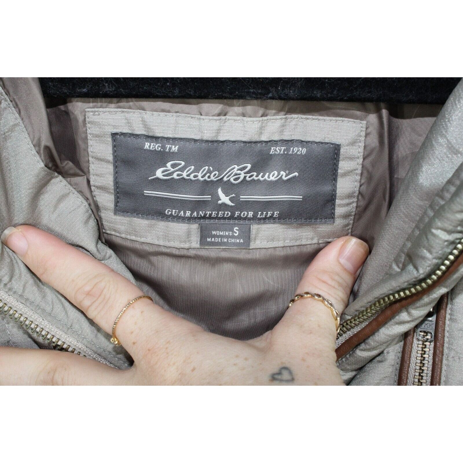 Eddie Bauer Eddie Bauer Polyester Zip Up Lined Hooded Down Jacket Size S / US 4 / IT 40 - 7 Thumbnail