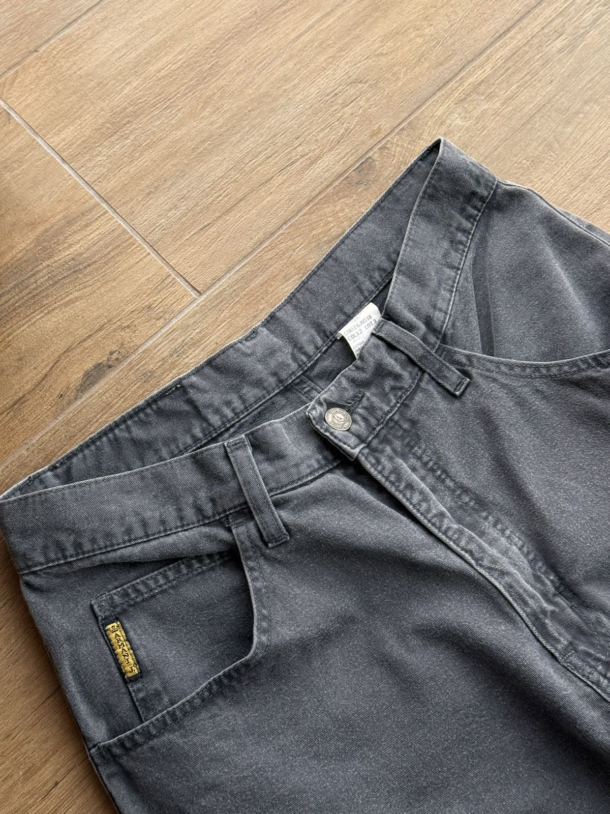 Armani × Vintage Vintage Armani Jeans Grey Baggy Japanese Streetwear Pants Size US 30 / EU 46 - 7 Thumbnail
