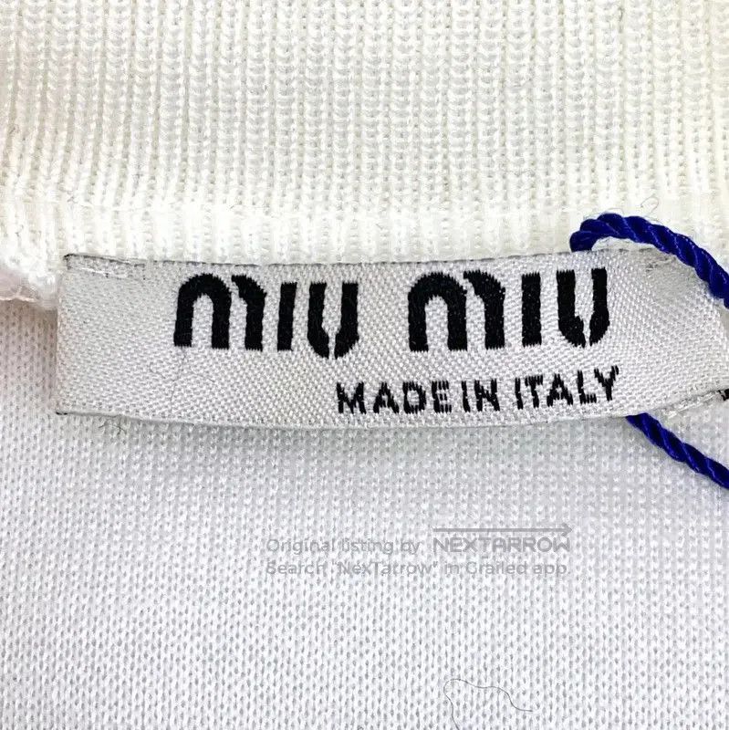 Miu Miu Miu Miu Women's Cotton White Jacket . Size S / US 4 / IT 40 - 5 Thumbnail