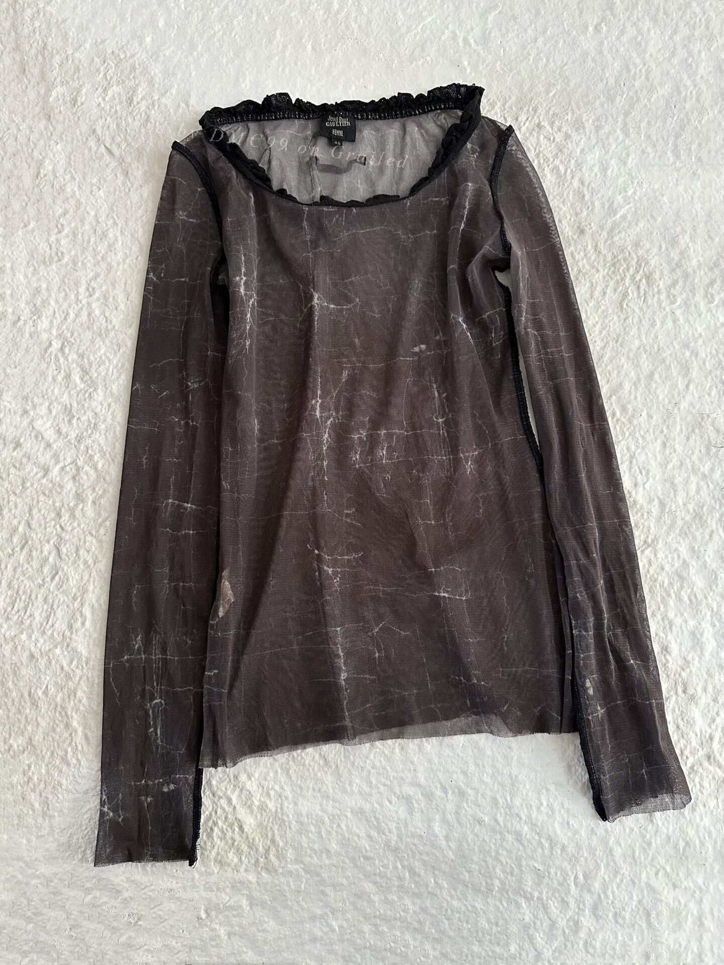 Jean Paul Gaultier Jean Paul Gaultier Vintage Mesh Top Size S / US 4 / IT 40 - 1 Thumbnail