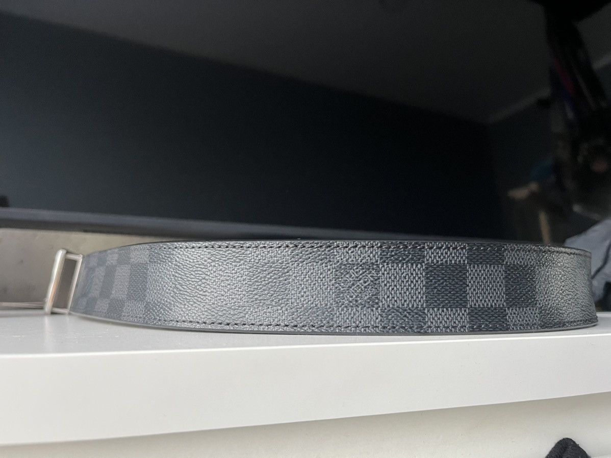 Louis Vuitton Louis Vuitton black belt Size 40 - 10 Thumbnail