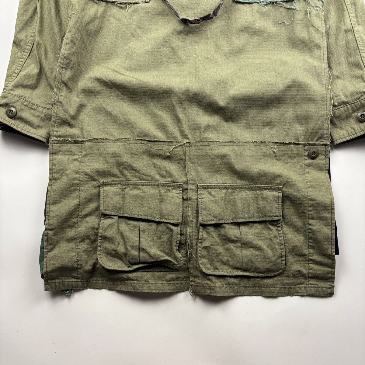 Japanese Brand YMCL KY MFG. Reworked Tropical Combat Coat Size US S / EU 44-46 / 1 - 6 Thumbnail