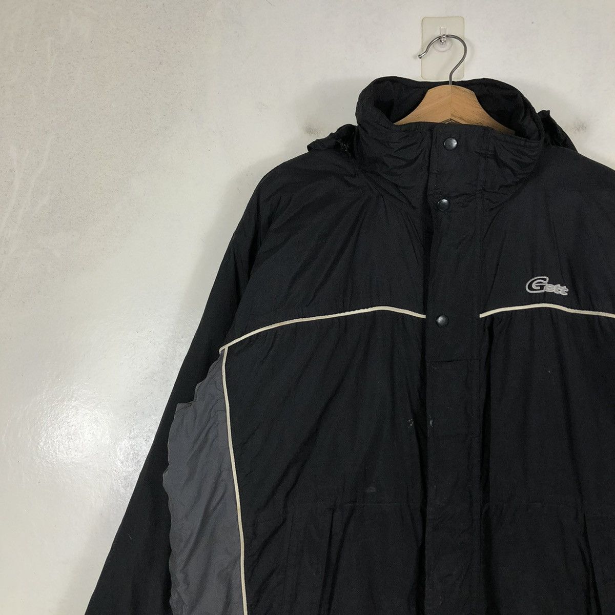 Japanese Brand × Vintage 📌VINTAGE BIKER JACKET RUNNING ZIPPER GETT JAPAN Size US L / EU 52-54 / 3 - 9 Thumbnail