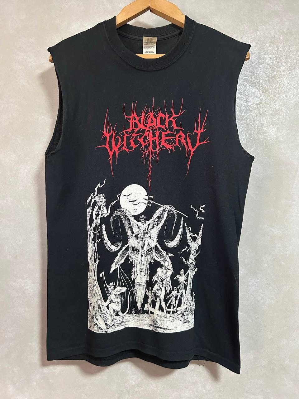 Band Tees × Vintage Black Witchery Vintage Metal Longsleeve Size US M / EU 48-50 / 2 - 1 Thumbnail