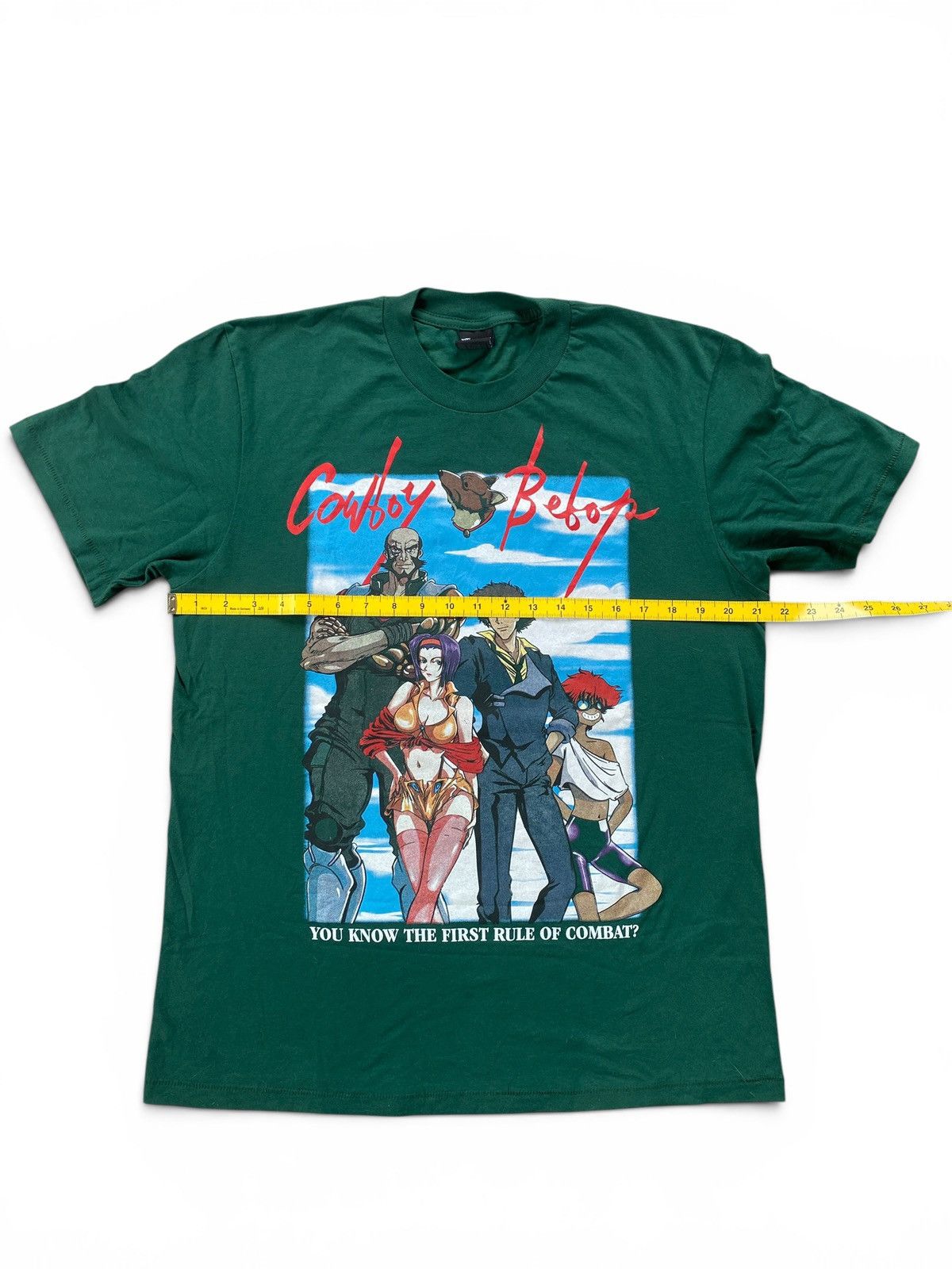 Japanese Brand Rare Cowboy Bebop Faye Anime Tee Dark Green Size US L / EU 52-54 / 3 - 5 Thumbnail
