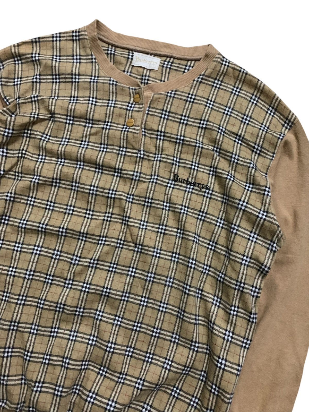 Burberry × Burberry Prorsum × Vintage Vintage Burberrys Nova Check Shirt Size US M / EU 48-50 / 2 - 2 Thumbnail