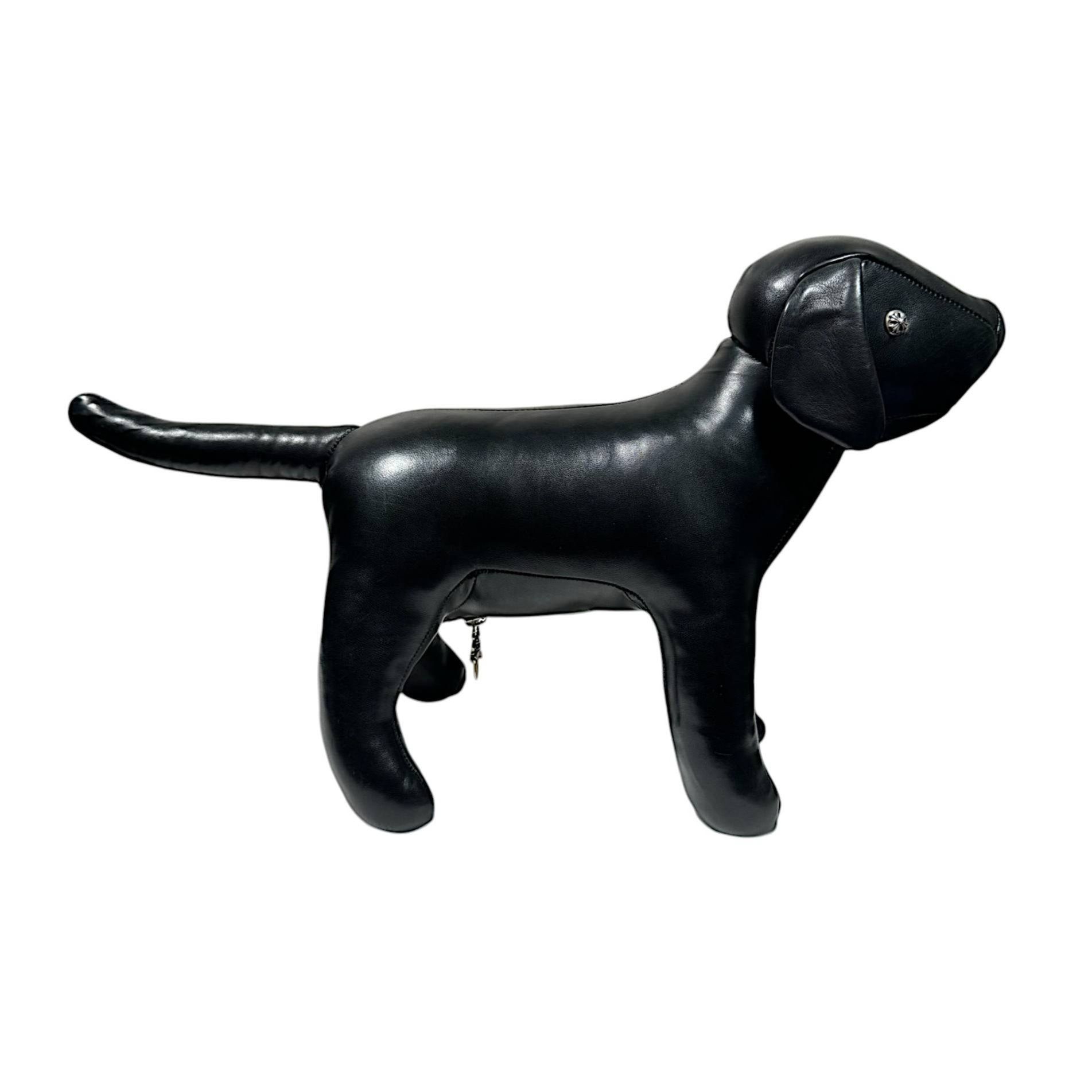 Chrome Hearts CH Dog Leather Silver Plush Toy Home Decor Accessory Size ONE SIZE - 6 Thumbnail