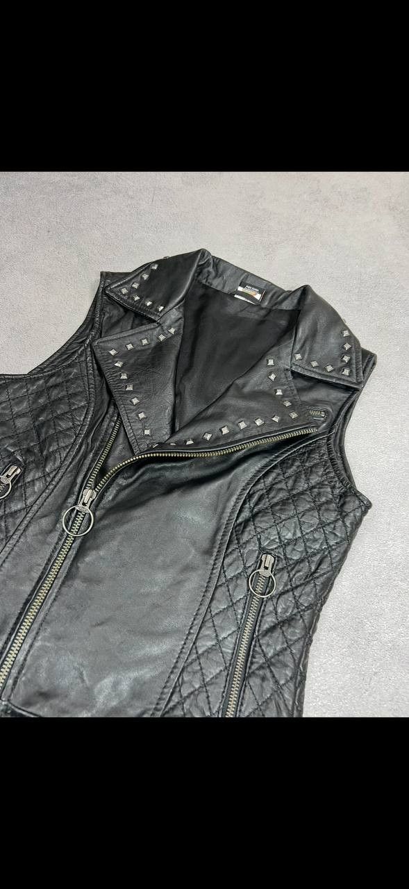 Japanese Brand Vintage 90s Biker Motorcycle Opium Goth Style Vests Y2K Size US S / EU 44-46 / 1 - 3 Thumbnail