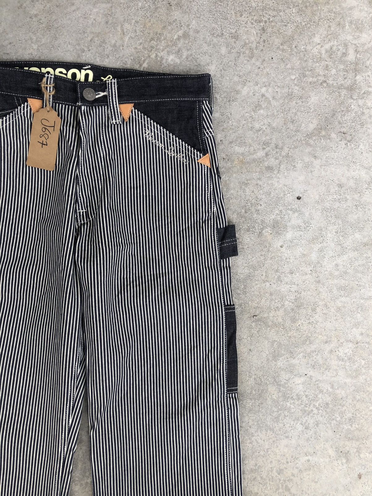 Vanson Leathers Vanson Leather Hickory Stripe Carpenter Bikers Size US 30 / EU 46 - 5 Thumbnail