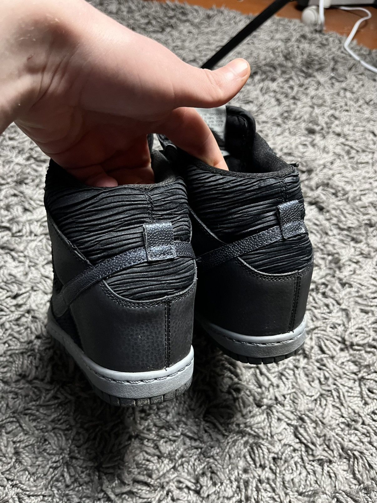 Nike Nike Dunk Sky Hi "Black Metallic Hematite" Hidden Sneakers Size US 8 / IT 38 - 5 Thumbnail