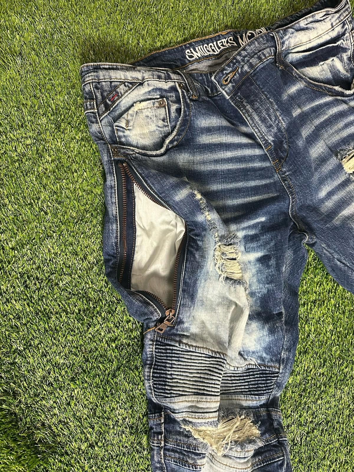 Designer Smugglers Moon Jeans 42x33 Size US 42 / EU 58 - 4 Thumbnail