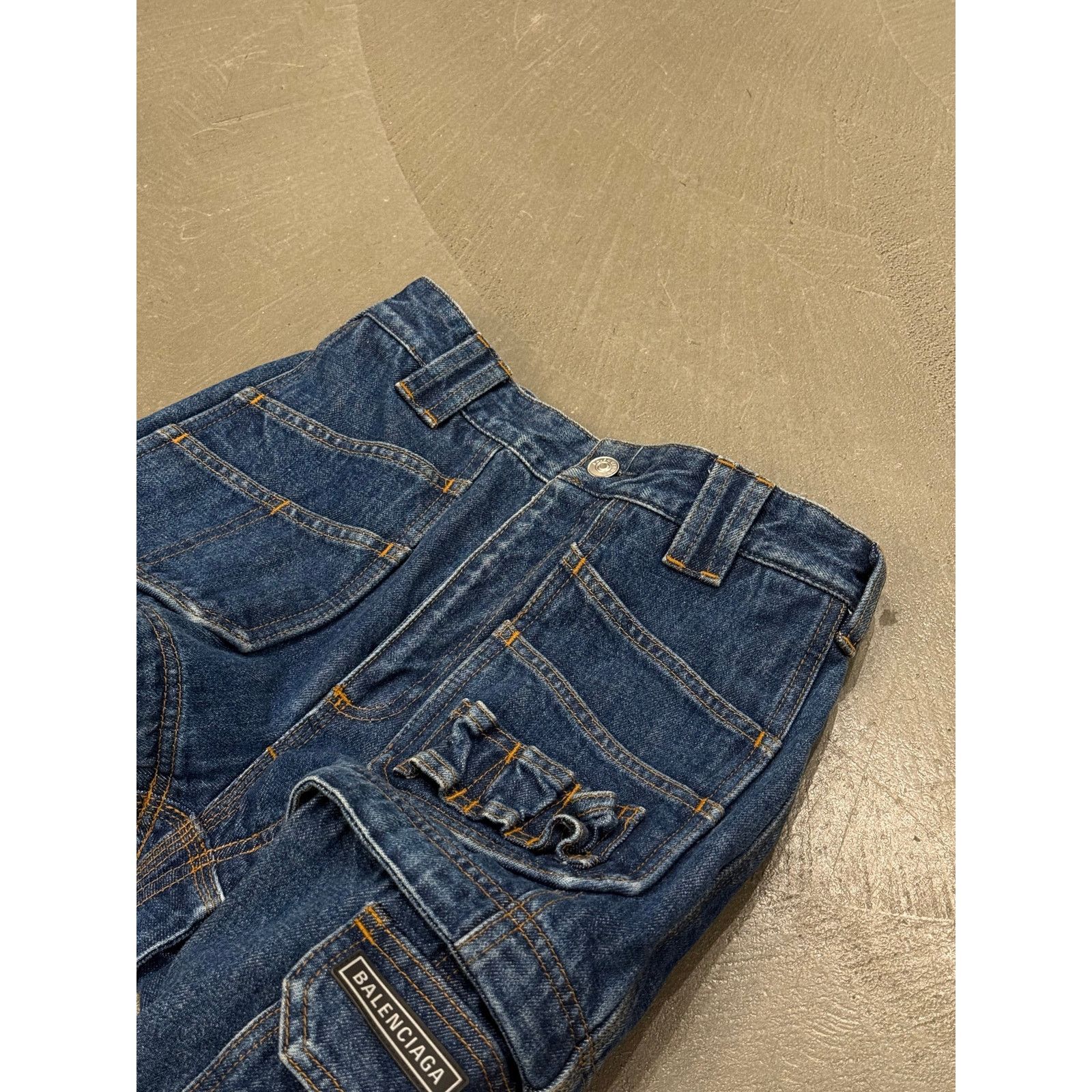 Balenciaga 2017 Balenciaga runway convertible cargo denim pants Size 24" / US 00 / IT 34 - 5 Thumbnail