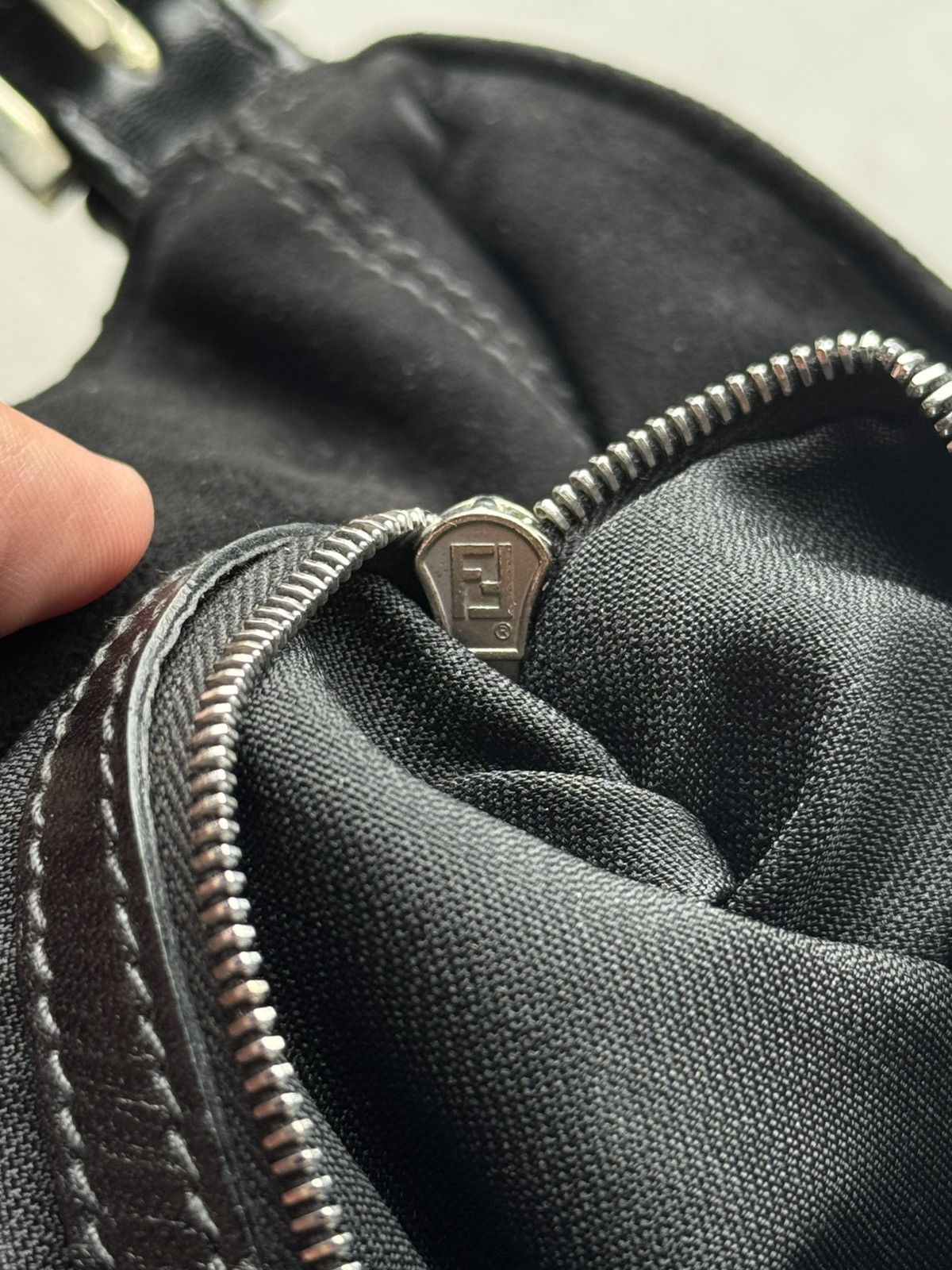 Fendi Fendi FF Buckle Suede Handbag Size ONE SIZE - 18 Thumbnail